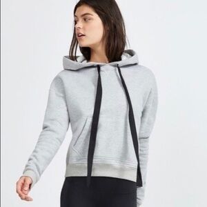 Wesley Bowery Grey Cropped Hoodie